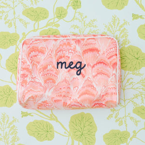 Meg Braff x Weezie Large Patterned Toiletry Bag